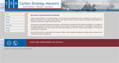 Desktop Screenshot of carlton-advisors.co.uk
