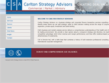 Tablet Screenshot of carlton-advisors.co.uk